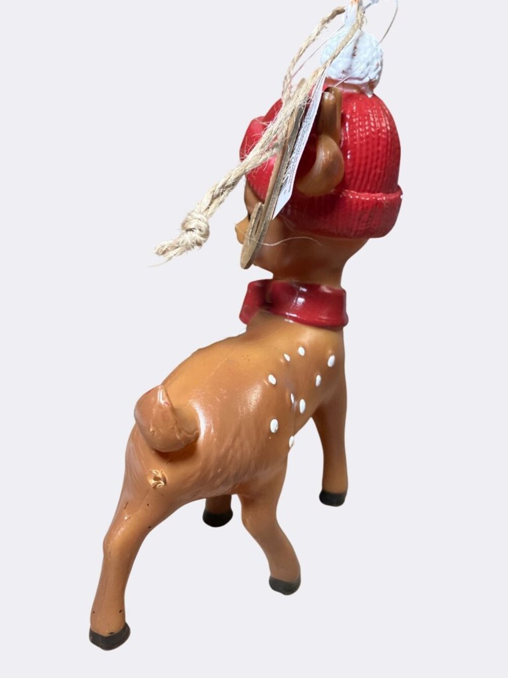 Holiday Time Red Hat Reindeer Ornament For Christmas Tree - Picture 7 of 13
